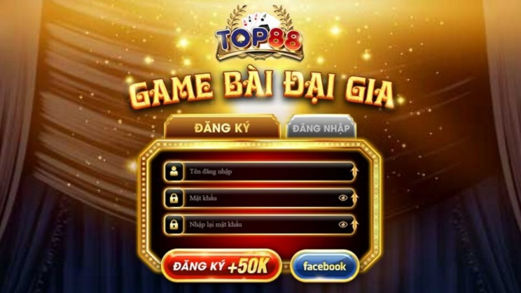 Cách thức đăng ký tài khoản tại Top88 rất dễ dàng